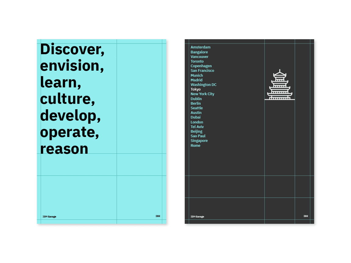 IBM Garage posters